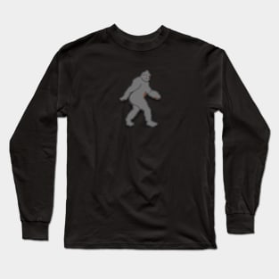 Blurry Bigfoot Long Sleeve T-Shirt